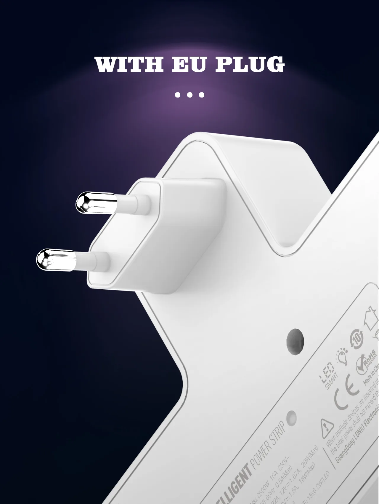 LDNIO SC2311 Power Extension USB-C 20W PD For Mac, 2 X USB-A with LAMP for Sale in Pakistan