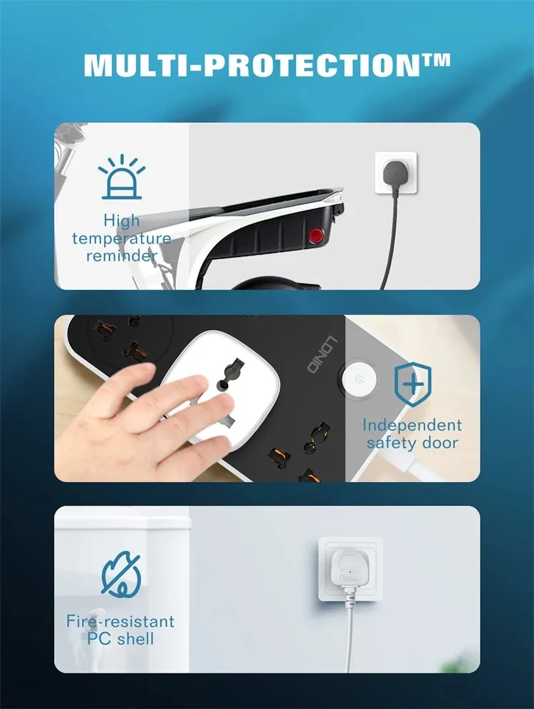 LDNIO SCW1050 Wi-Fi Smart Power Socket for Sale in Pakistan