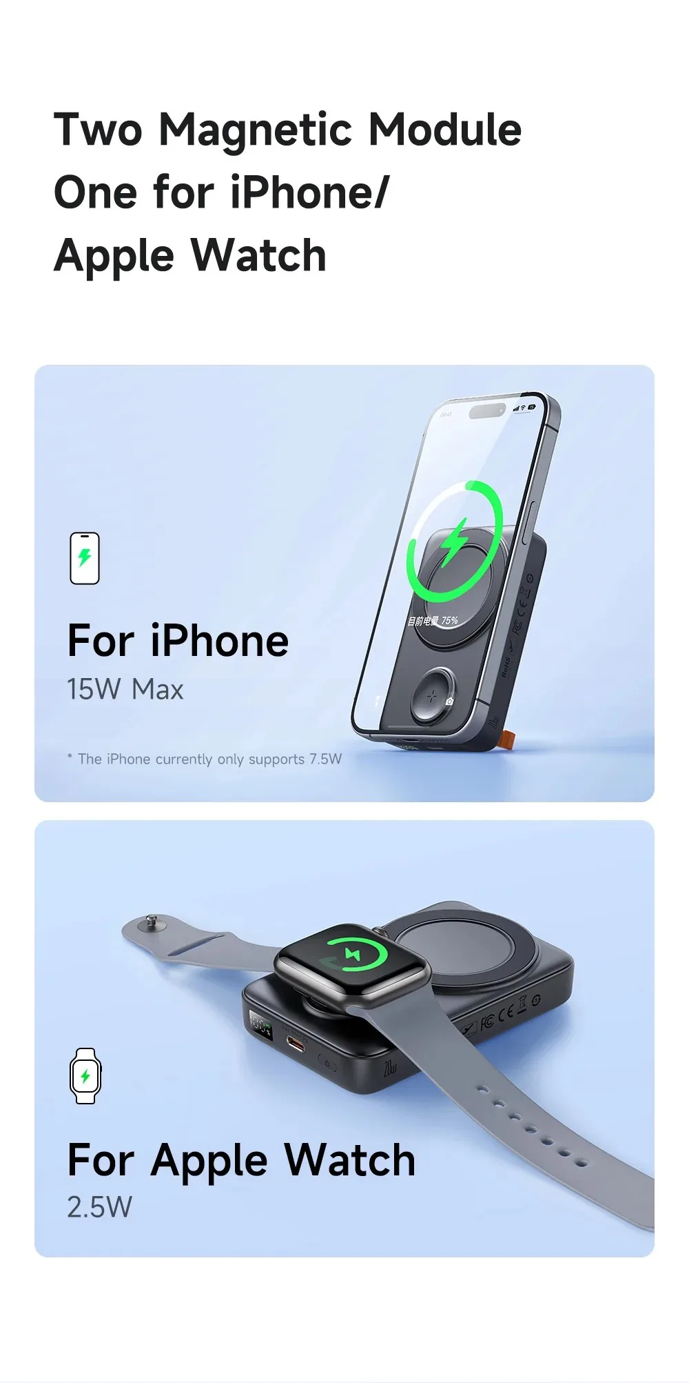 Mcdodo 2 in 1 Magnetic Wireless Power Bank MC-1461 for Sale in Pakistan