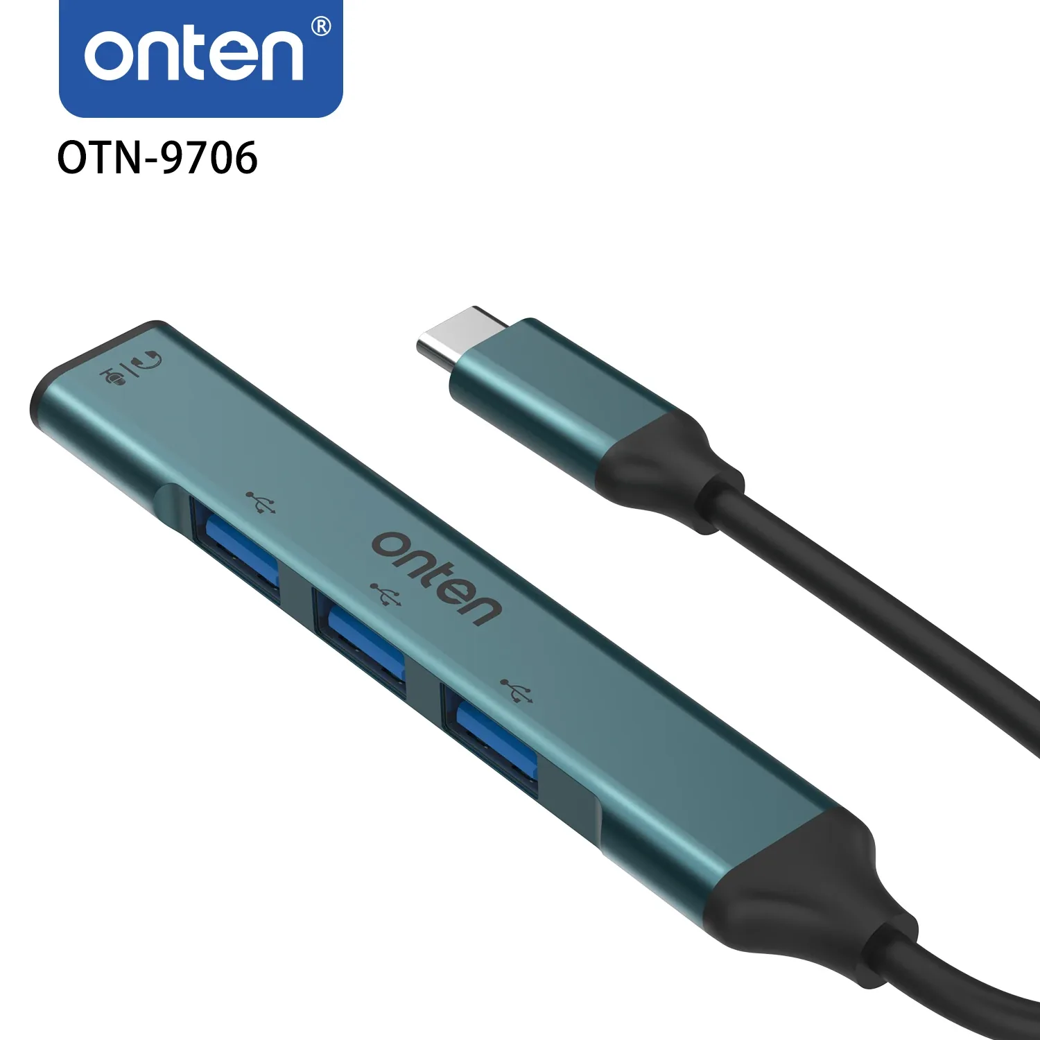 Onten 4-in-1 USB-C Multifunctional Hub OTN-9706 for Sale in Pakistan