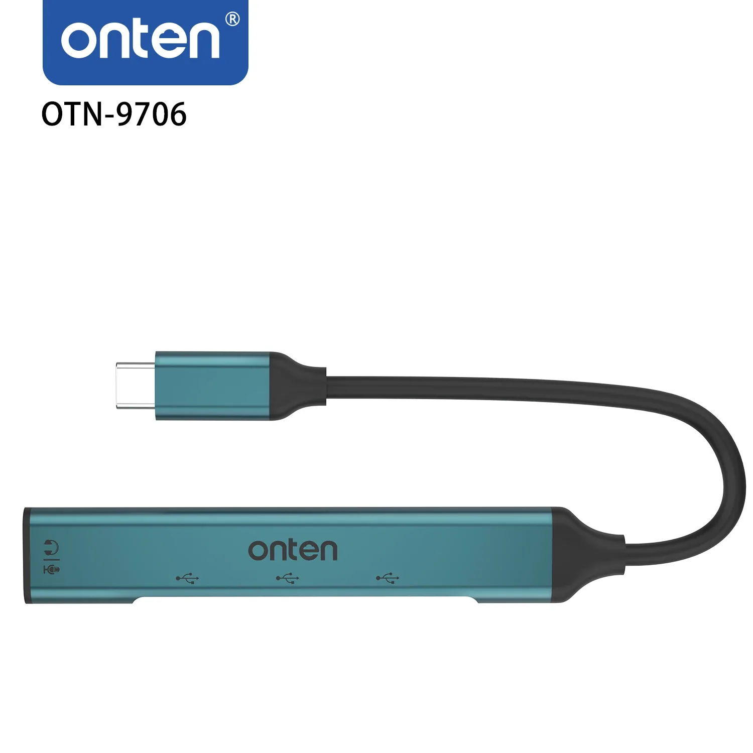 Onten 4-in-1 USB-C Multifunctional Hub OTN-9706 for Sale in Pakistan