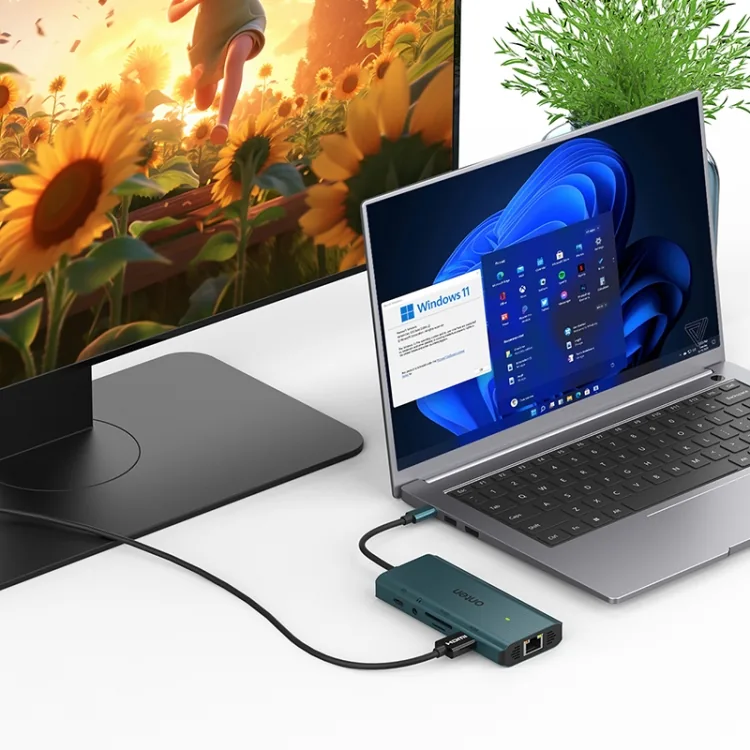 Onten 9 in 1 USB-C Multi-Function Docking Station UC961 for Sale in Pakistan
