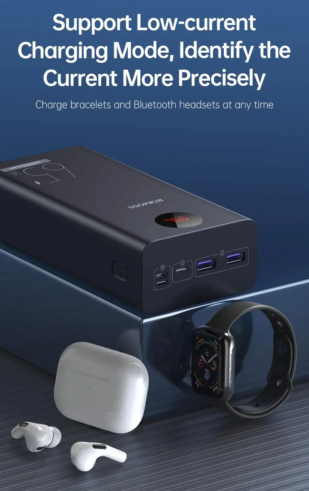 Romoss PEA40S Pro 65W PD 40000mAh Power bank for Sale in Pakistan