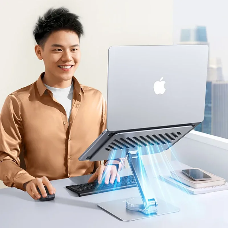 UGREEN Laptop Stand for Desk Adjustable 360 Rotating Base 90849 for Sale in Pakistan
