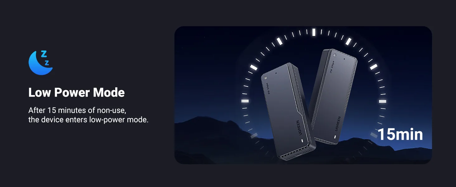 UGREEN M.2 NVMe SSD Enclosure Adapter 20Gbps USB C 3.2 Gen2x2 25573 for Sale in Pakistan