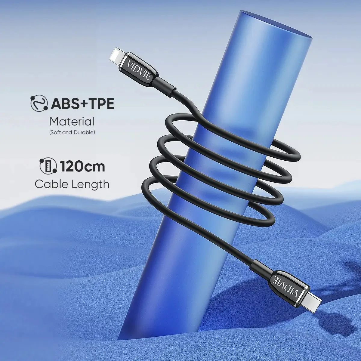 VIDVIE CB499 Type C to lightning PD 20W Date Cable for Sale in Pakistan