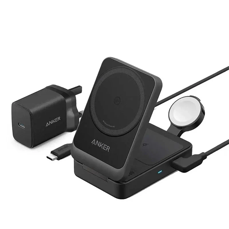Anker MagGo Wireless Charging Station (Foldable 3-in-1) B2557, Anker MagGo Wireless Charging Station (Foldable 3-in-1) B2557 for Sale