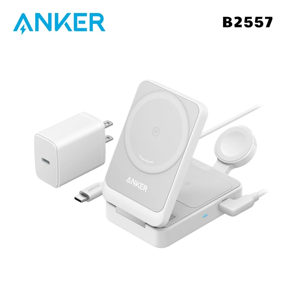 Anker MagGo Wireless Charging Station (Foldable 3-in-1) B2557, Anker MagGo Wireless Charging Station (Foldable 3-in-1) B2557 for Sale