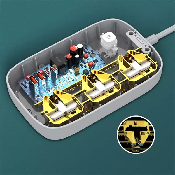 LDNIO 3AC Outlets 4-USB Power Strip SC3416, LDNIO 3AC Outlets 4-USB Power Strip SC3416 for Sale