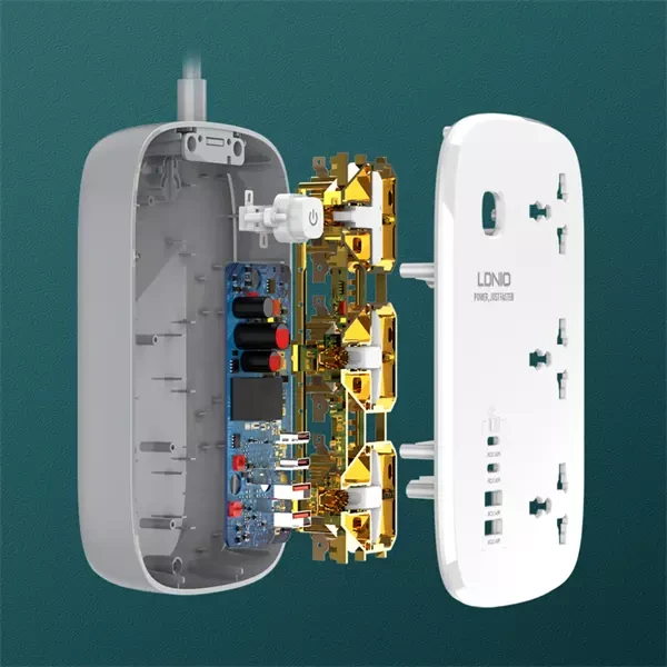 LDNIO 3AC Outlets 4-USB Power Strip SC3416, LDNIO 3AC Outlets 4-USB Power Strip SC3416 for Sale