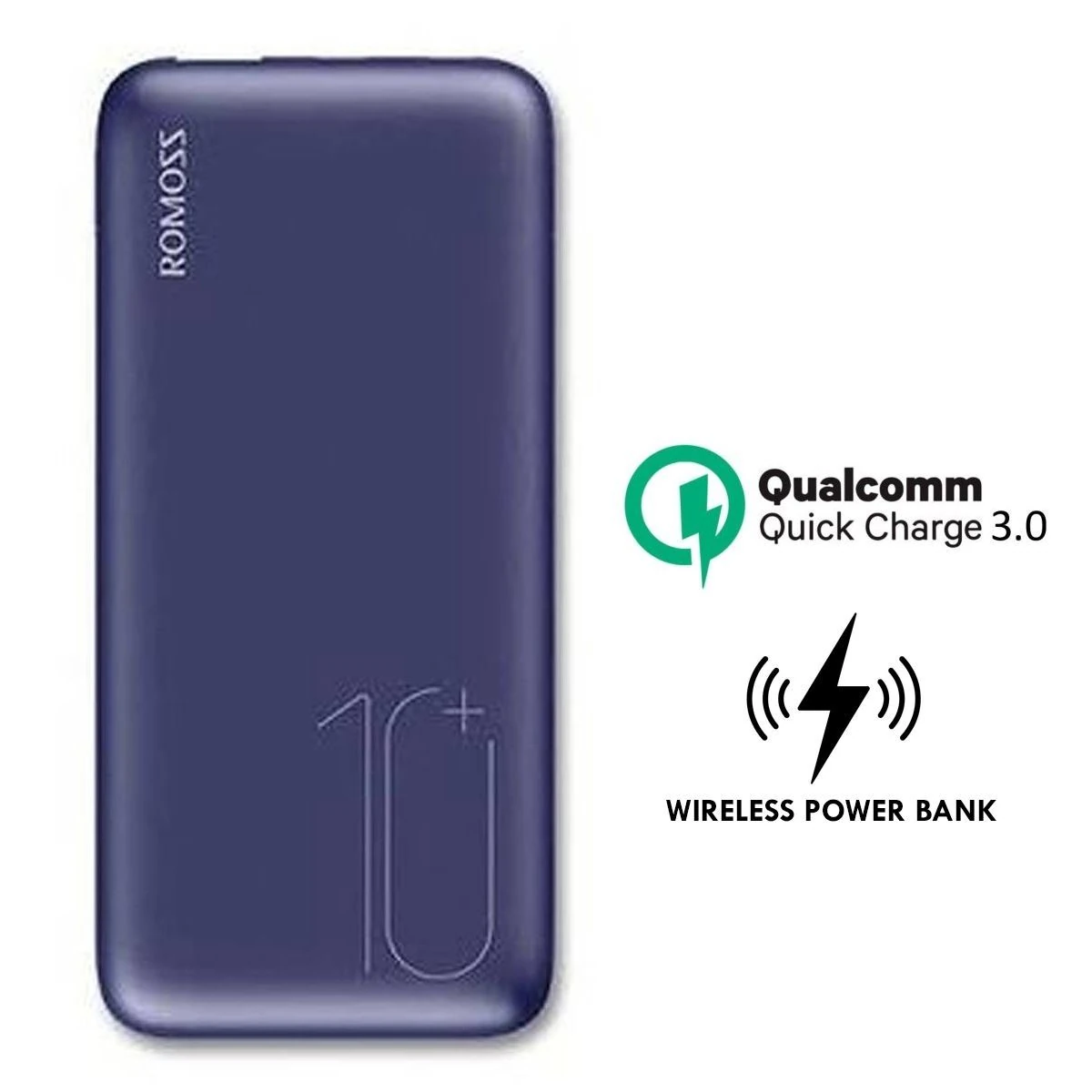 Romoss WSL10 Wireless Power Bank 10000mAh Two Way Quick Charge 18W, Romoss WSL10 Wireless Power Bank 10000mAh Two Way Quick Charge 18W for Sale