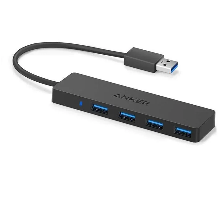 Anker A7516 4-Port USB 3.0 Ultra Slim Data Hub Extended Cable For Macbook, Mac Pro / Mini, IMac, Surface Pro, XPS, Notebook PC Hub , Anker A7516 4-Port USB 3.0 Ultra Slim Data Hub Extended Cable For Macbook, Mac Pro / Mini, IMac, Surface Pro, XPS, Noteboo