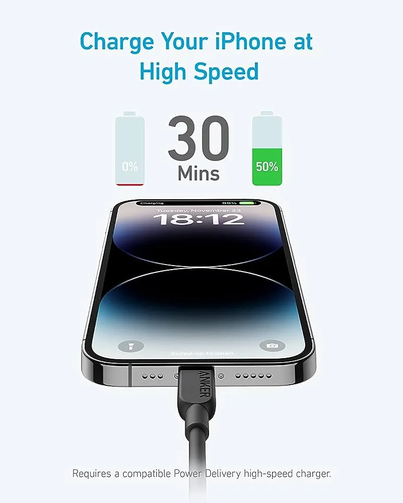 ANKER A81A1 TYPE C TO IPHONE 1M DATA CABLE , ANKER A81A1 TYPE C TO IPHONE 1M DATA CABLE for sale , ANKER A81A1 TYPE C TO IPHONE 1M DATA CABLE for Sale in Pakistan , ANKER A81A1 TYPE C TO IPHONE 1M DATA CABLE Available in Pakistan , ANKER A81A1 TYPE C TO I