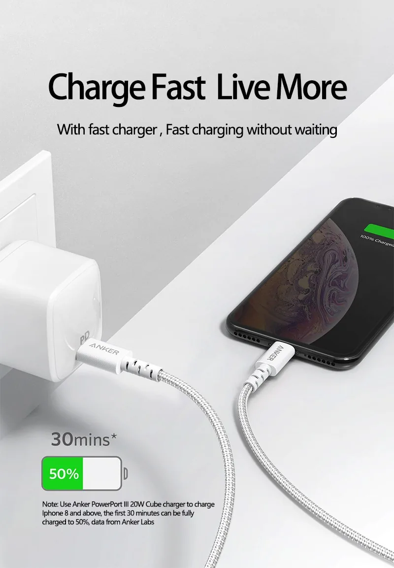 ANKER A8618 6FT TYPE C TO IPHONE DATA CABLE , ANKER A8618 6FT TYPE C TO IPHONE DATA CABLE for sale , ANKER A8618 6FT TYPE C TO IPHONE DATA CABLE for Sale in Pakistan , ANKER A8618 6FT TYPE C TO IPHONE DATA CABLE Available in Pakistan , ANKER A8618 6FT TYP