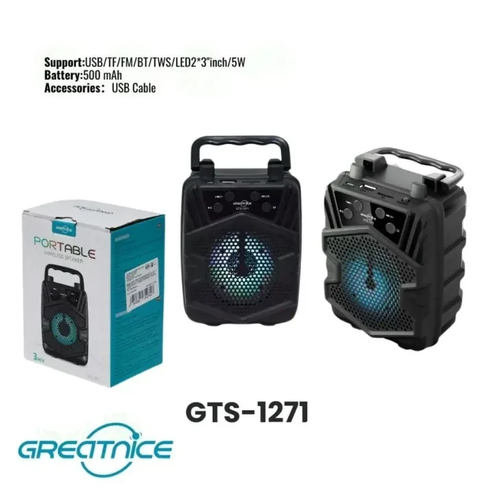 Bluetooth Speaker GTS1271 3" , Bluetooth Speaker GTS1271 3" for sale , Bluetooth Speaker GTS1271 3" for Sale in Pakistan , Bluetooth Speaker GTS1271 3" Available in Pakistan , Bluetooth Speaker GTS1271 3" in lowest price