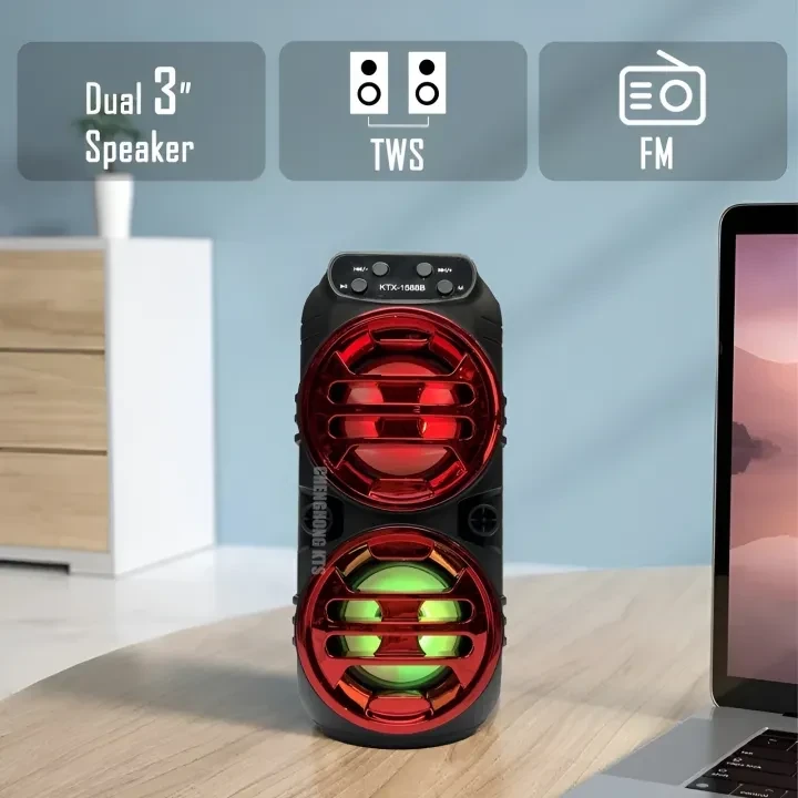 Bluetooth Speaker KTX1588B , Bluetooth Speaker KTX1588B for sale , Bluetooth Speaker KTX1588B for Sale in Pakistan , Bluetooth Speaker KTX1588B Available in Pakistan , Bluetooth Speaker KTX1588B in lowest price