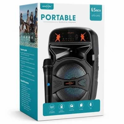 Bluetooth Speaker GTS2412 6.5 Inch , Bluetooth Speaker GTS2412 6.5 Inch for sale , Bluetooth Speaker GTS2412 6.5 Inch for Sale in Pakistan , Bluetooth Speaker GTS2412 6.5 Inch Available in Pakistan , Bluetooth Speaker GTS2412 6.5 Inch in lowest price