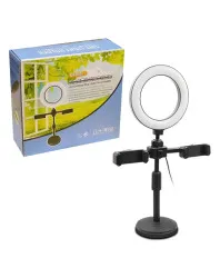 LIVE DESKTOP RING LIGHT PHONE HOLDER L8066, LIVE DESKTOP RING LIGHT PHONE HOLDER L8066 for Sale