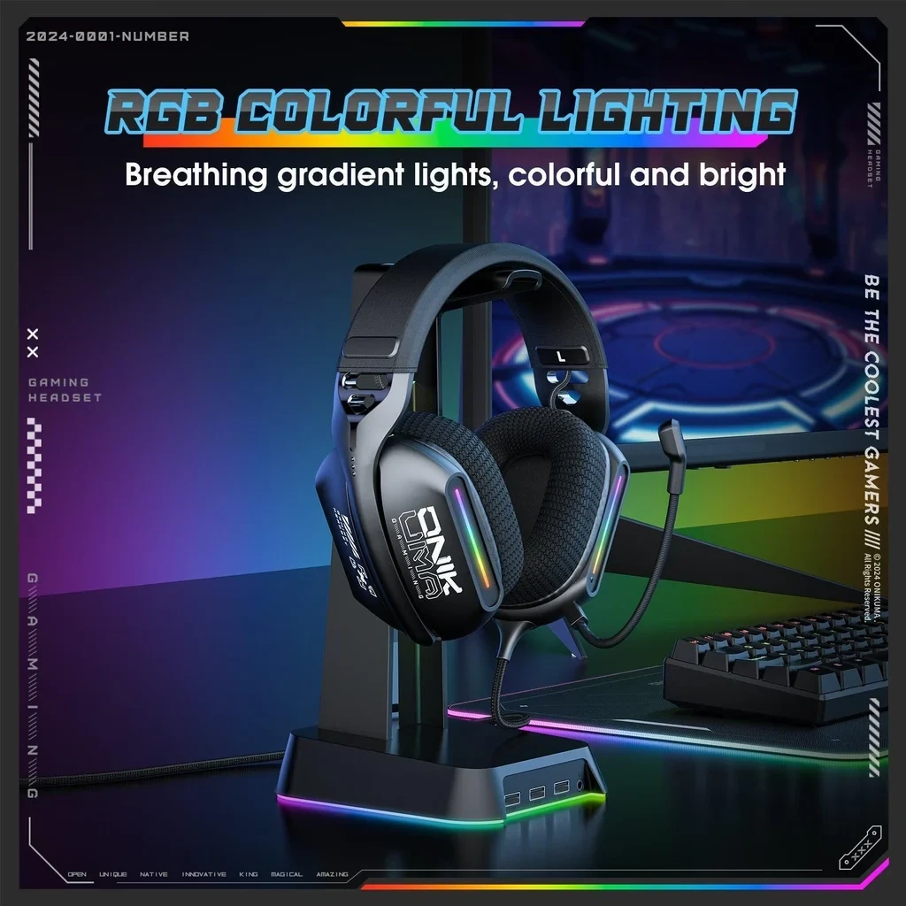 Onikuma Gaming Headphone Wired X13 RGB , Onikuma Gaming Headphone Wired X13 RGB for sale , Onikuma Gaming Headphone Wired X13 RGB for Sale in Pakistan , Onikuma Gaming Headphone Wired X13 RGB Available in Pakistan , Onikuma Gaming Headphone Wired X13 RGB