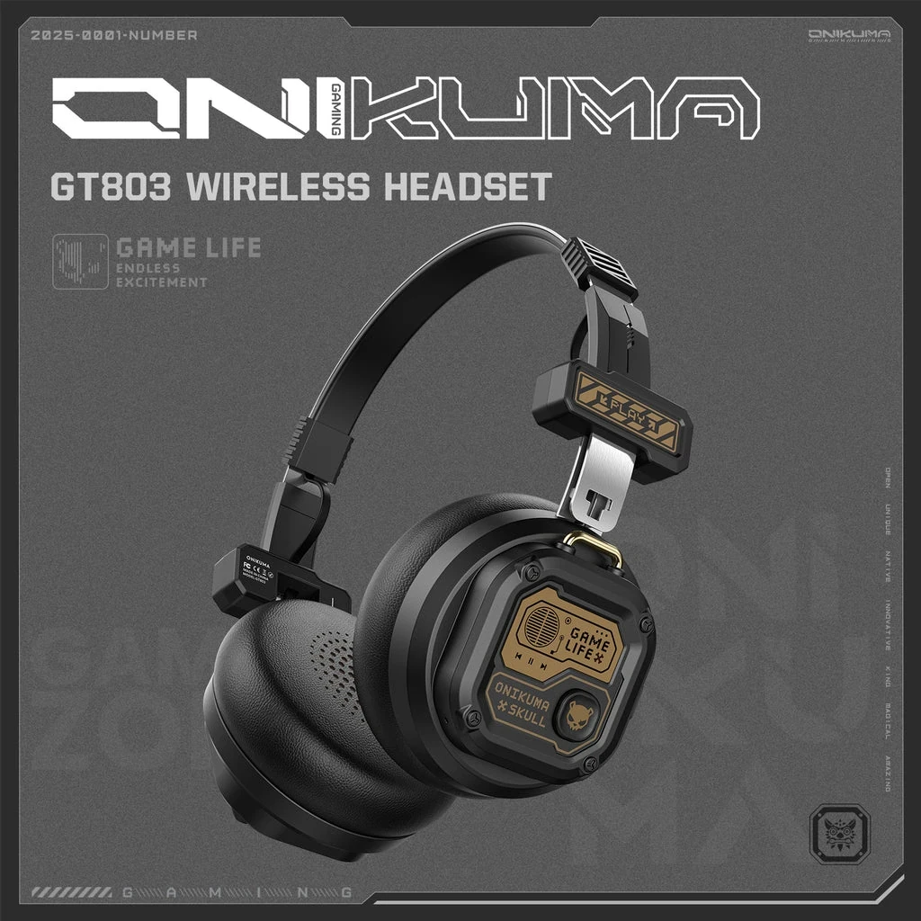 Onikuma Wireless Headphone GT803 , Onikuma Wireless Headphone GT803 for sale , Onikuma Wireless Headphone GT803 for Sale in Pakistan , Onikuma Wireless Headphone GT803 Available in Pakistan , Onikuma Wireless Headphone GT803 in lowest price