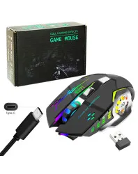 RECHARGEABLE WIRELESS GAMING MOUSE T2 TYPE-C 100P, RECHARGEABLE WIRELESS GAMING MOUSE T2 TYPE-C 100P for Sale