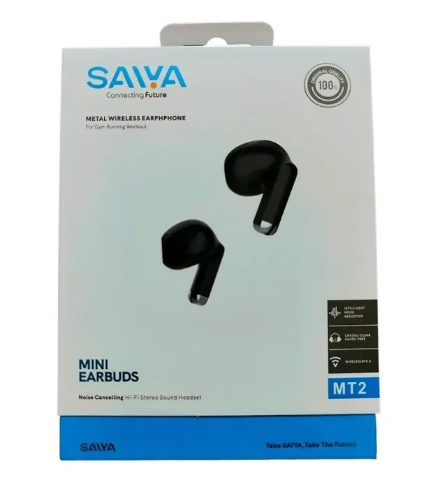 Saiya Metal Wireless Mini Earbuds MT2 , Saiya Metal Wireless Mini Earbuds MT2 for sale , Saiya Metal Wireless Mini Earbuds MT2 for Sale in Pakistan , Saiya Metal Wireless Mini Earbuds MT2 Available in Pakistan , Saiya Metal Wireless Mini Earbuds MT2 in lo