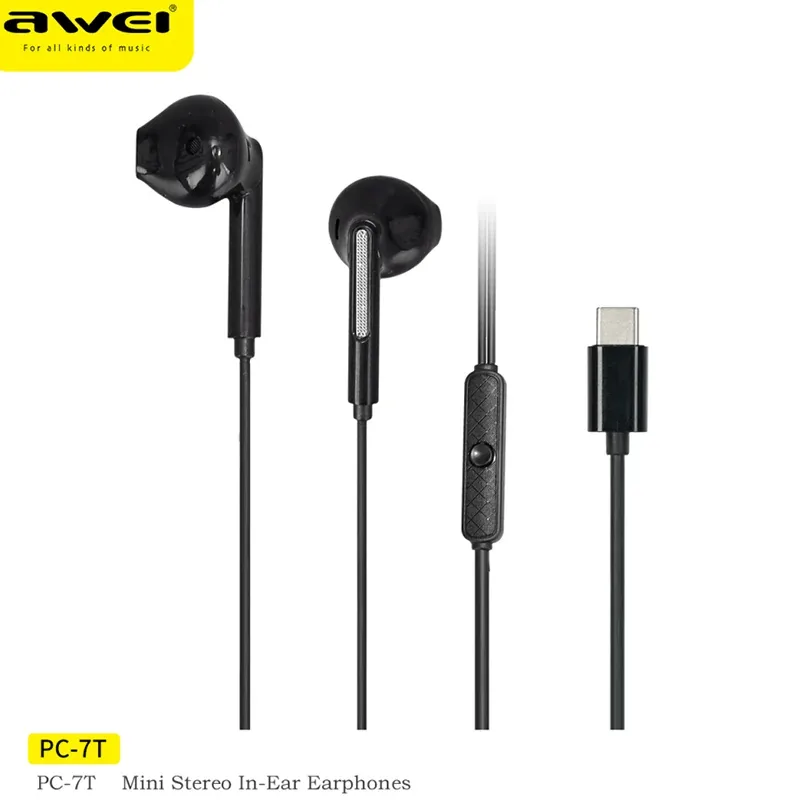 Awei PC-7T/PC-7 Wired Headphones With Mic Earphones Type C Hands-free for 
Sale in Pakistan , Awei PC-7T/PC-7 Wired Headphones With Mic Earphones Type C Hands-free for 
Sale in Pakistan for sale , Awei PC-7T/PC-7 Wired Headphones With Mic Earphones Type C