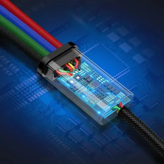 Baseus 4-in-1 Fast Charging Cable For lightning+Type-C (2) Micro 3.5A , Baseus 4-in-1 Fast Charging Cable For lightning+Type-C (2) Micro 3.5A for sale , Baseus 4-in-1 Fast Charging Cable For lightning+Type-C (2) Micro 3.5A for Sale in Pakistan , Baseus 4-