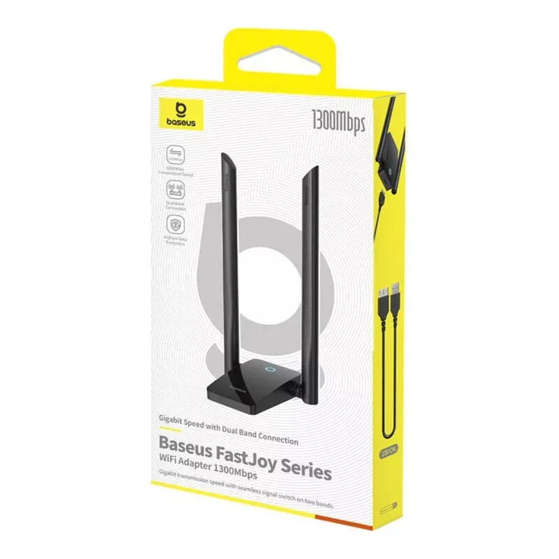 Baseus FastJoy 1300 Mbps Wifi Adapter – Black , Baseus FastJoy 1300 Mbps Wifi Adapter – Black for sale , Baseus FastJoy 1300 Mbps Wifi Adapter – Black for Sale in Pakistan , Baseus FastJoy 1300 Mbps Wifi Adapter – Black Available in Pakistan , Baseus Fast