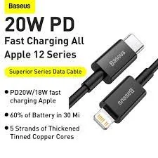 Baseus Superior Series Fast Charging Data Cable Type-C to iPhone PD 20W , Baseus Superior Series Fast Charging Data Cable Type-C to iPhone PD 20W for sale , Baseus Superior Series Fast Charging Data Cable Type-C to iPhone PD 20W for Sale in Pakistan , Bas