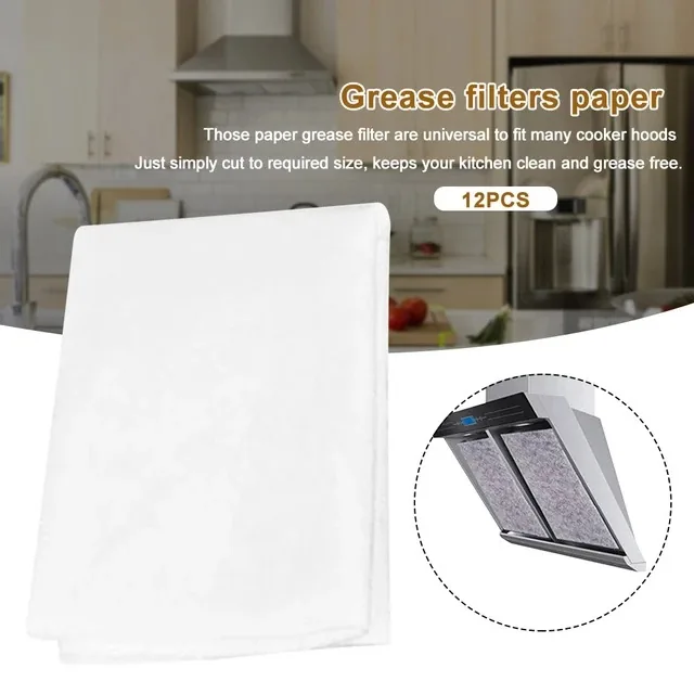 1Kitchen Tools Carbon Universal Grease Filters Paper Sticker Cooker Kitchen Hood Cleaning Paper Oil Proof Home Non Woven Extractor Fan , 1Kitchen Tools Carbon Universal Grease Filters Paper Sticker Cooker Kitchen Hood Cleaning Paper Oil Proof Home Non Wov