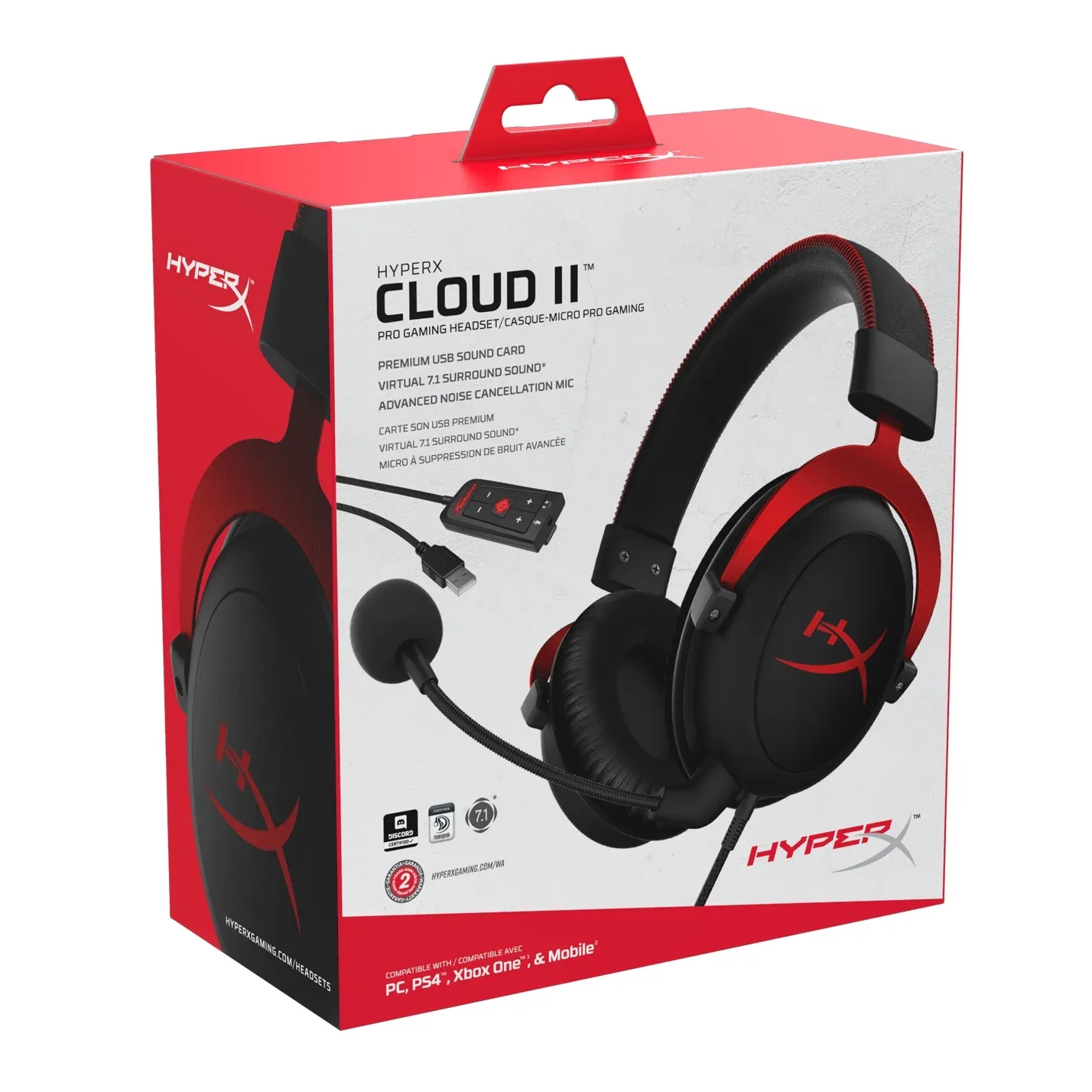 HyperX Cloud II Gaming Headset , HyperX Cloud II Gaming Headset for sale , HyperX Cloud II Gaming Headset for Sale in Pakistan , HyperX Cloud II Gaming Headset Available in Pakistan , HyperX Cloud II Gaming Headset in lowest price