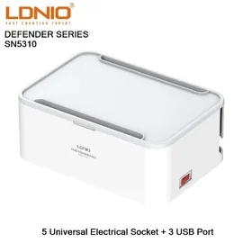 LDNIO SN5310 Universal Management Smart Power Strip 2m Cord Extension , LDNIO SN5310 Universal Management Smart Power Strip 2m Cord Extension for sale , LDNIO SN5310 Universal Management Smart Power Strip 2m Cord Extension for Sale in Pakistan , LDNIO SN5