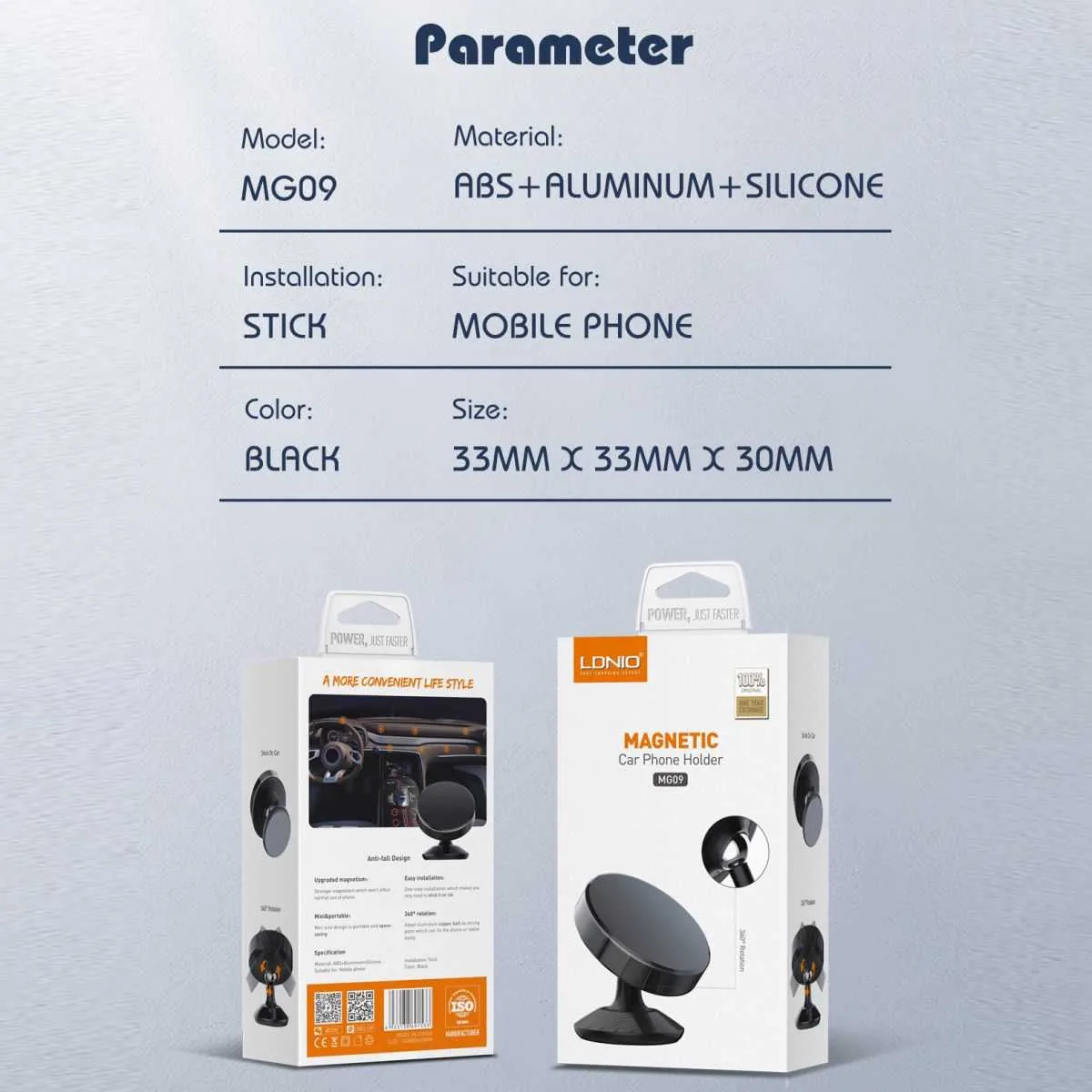 LDNIO Universal Magnetic Mobile Phone Holder MG09 , LDNIO Universal Magnetic Mobile Phone Holder MG09 for sale , LDNIO Universal Magnetic Mobile Phone Holder MG09 for Sale in Pakistan , LDNIO Universal Magnetic Mobile Phone Holder MG09 Available in Pakist