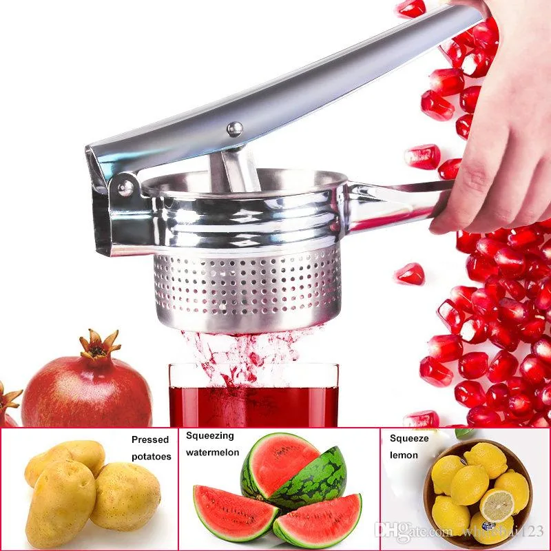 Stainless Steel Crushing Potatoes Puree Fruit Vegetable Juicer Press , Stainless Steel Crushing Potatoes Puree Fruit Vegetable Juicer Press for sale , Stainless Steel Crushing Potatoes Puree Fruit Vegetable Juicer Press for Sale in Pakistan , Stainless St