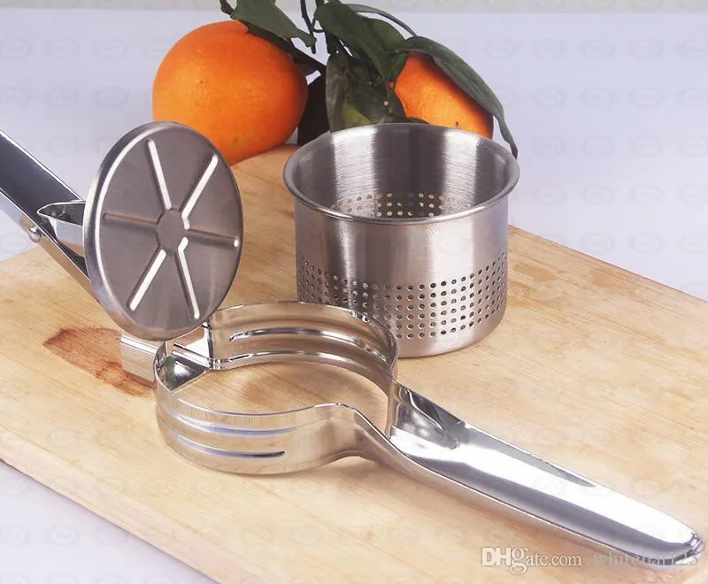 Stainless Steel Crushing Potatoes Puree Fruit Vegetable Juicer Press , Stainless Steel Crushing Potatoes Puree Fruit Vegetable Juicer Press for sale , Stainless Steel Crushing Potatoes Puree Fruit Vegetable Juicer Press for Sale in Pakistan , Stainless St