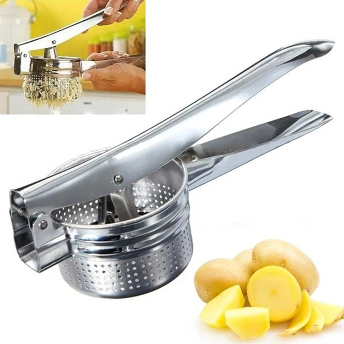 Stainless Steel Crushing Potatoes Puree Fruit Vegetable Juicer Press , Stainless Steel Crushing Potatoes Puree Fruit Vegetable Juicer Press for sale , Stainless Steel Crushing Potatoes Puree Fruit Vegetable Juicer Press for Sale in Pakistan , Stainless St