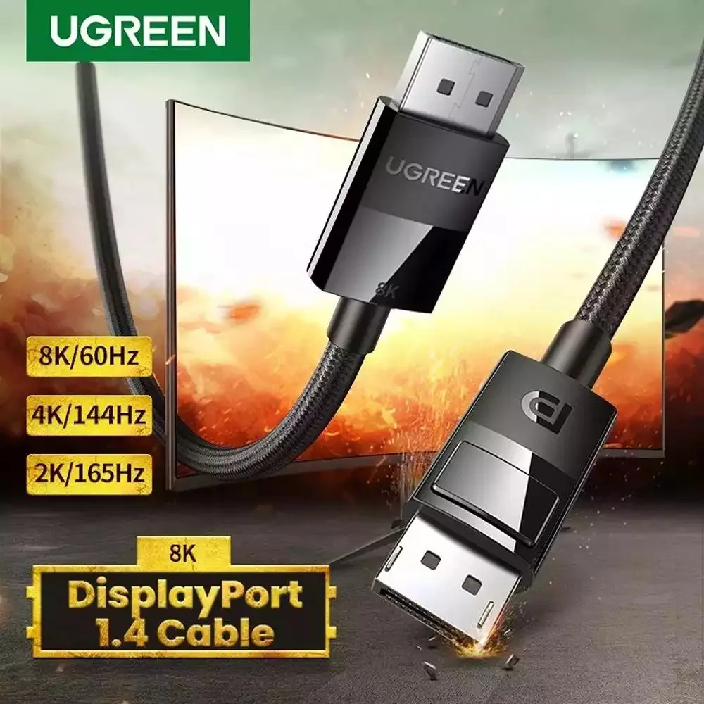 Ugreen DisplayPort 1.4 Male to Male Cable 5m 80394 , Ugreen DisplayPort 1.4 Male to Male Cable 5m 80394 for sale , Ugreen DisplayPort 1.4 Male to Male Cable 5m 80394 for Sale in Pakistan , Ugreen DisplayPort 1.4 Male to Male Cable 5m 80394 Available in Pa